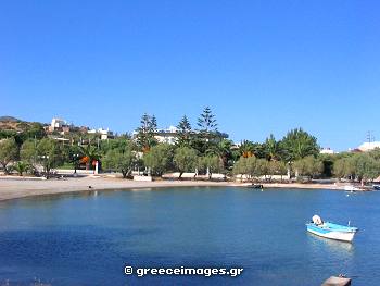 Ormos in Agios Nikolaos town in Crete Island Greece