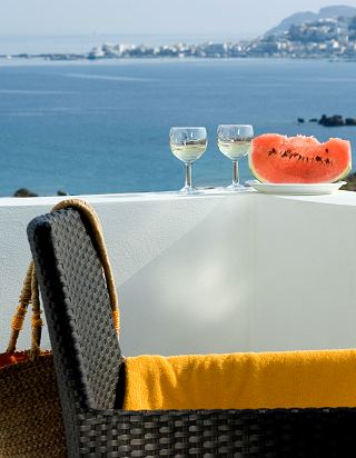 Mediterranean Hotel in Naxos Island Greece