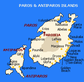 Paros Map