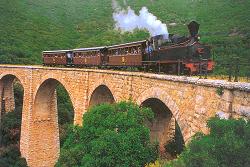 The steam train, Pelion, Greece