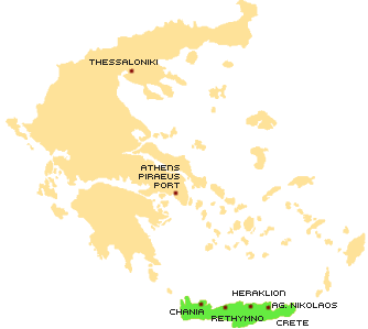 Map of Argosaronic Islands Islands Greece