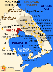 Magnesia and Pelion Map