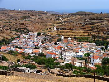 Driopida village in Kythnos Island