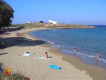 Pounda beach in Paros
