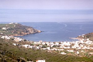 Kini, beach resort, Syros Greece