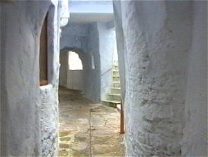 Inside the Monastery of Agia Pelagia, Tinos